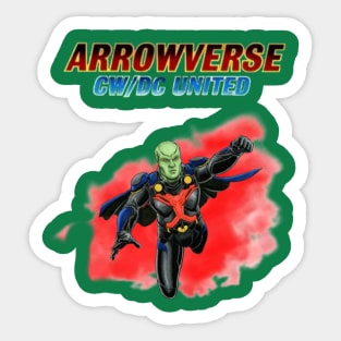 GREEN MARTIAN Sticker